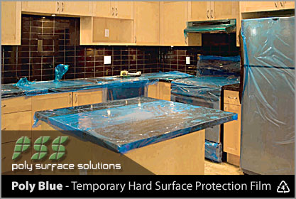 Countertop Protection Film  Marble countertops, Temporary flooring